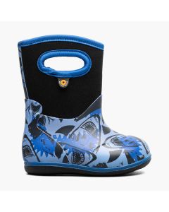 Little Kids' Bogs Baby Classic Sharks Blue Multi