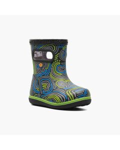 Little Kids' Bogs Skipper II Cloud Geo Black Multi