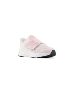 Little Kids' New Balance Fresh Foam Arishi v4 Bungee Lace with Top Strap Pink Salt with Double Bubble and Stone Pink
