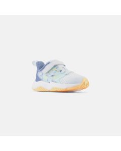 Little Kids' New Balance Rave Run v2 Bungee Lace with Top Strap Ice Blue with Bright Cyan and Solar Flare