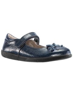 Little Kid's Nina Alani Navy Crystal Patent