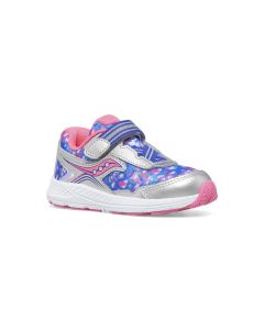 Little Kids' Saucony Ride 10 Jr Silver / Pink