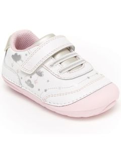 Little Kid's Stride Rite Soft Motion Adalyn White / Silver