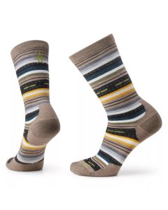 Women's Smartwool Everyday Margarita Zero Cushion Crew Socks Fossil