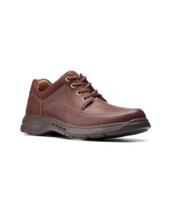 Men's Clarks Un Brawley Lace Mahogany Leather