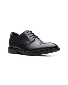 Men's Clarks Un Hugh Lace Black Leather