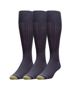 Men's Gold Toe Canterbury Over the Calf 3-Pack Navy