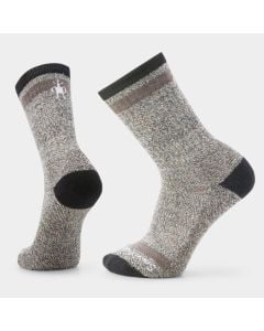 Men's Smartwool Everyday Larimer Light Cushion Crew Socks Black / Taupe Heather