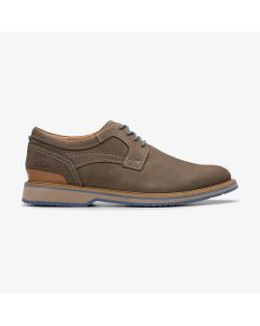 Mne's Clarks Monahan Plain Grey Nubuck