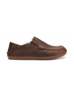 Men's Olukai Moloā Slipper Dark Wood