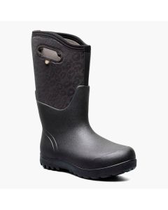 Women's Bogs Neo-Classic Tonal Leopard Black