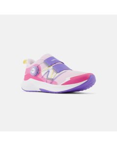 Big Kids' New Balance DynaSoft Reveal v4 BOA&trade; Light Rasberry with HI-Pink and Electric Indigo