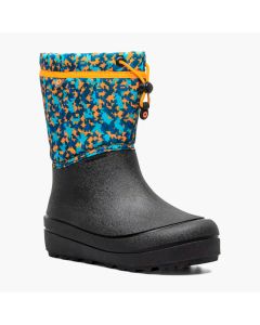Kids' Bogs Snow Shell Boot Digital Maze Black Multi