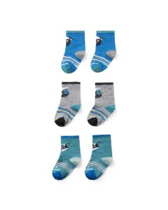 Little Kids' Smartwool Toddler Trio Laguna Blue