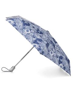 Totes Auto Open Close Umbrella Nautical Paisley