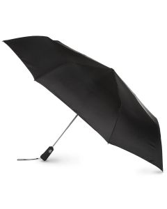 Totes Blue Line Golf Size Auto Open / Close Umbrella Black