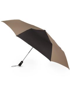 Totes Blue Line Golf Size Auto Open / Close Umbrella Black / Tan
