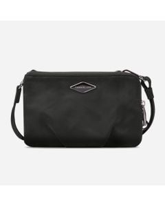 Travelon Parkview Double Zip Crossbody Clutch Black
