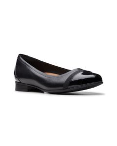 Women's Clarks Un Blush Cap2 Black Combination
