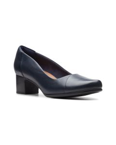 Women's Clarks Un Damson Step Navy Leather