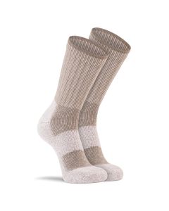 Men's Fox River Wick Dry Euro Hike Medium Weight Crew Socks Khaki