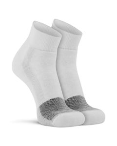 Men's Fox River Wick Dry Triathlon Lightweight Quarter Socks White