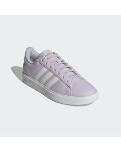 Women's Adidas Grand Court 2.0 Silver Dawn / Cloud White / Gold Metallic