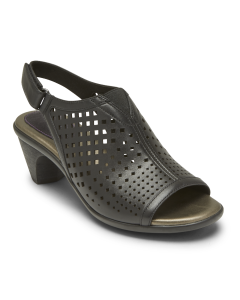 Women's Aravon Medici Peep Toe Black
