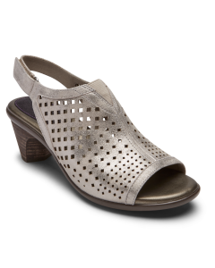 Women's Aravon Medici Peep Toe Metallic