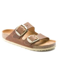Women's Birkenstock Arizona Big Buckle Cognac Oiled Leather