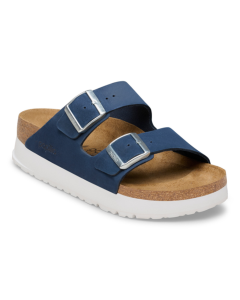 Women's Birkenstock Arizona Flex Platform Navy Nubuck