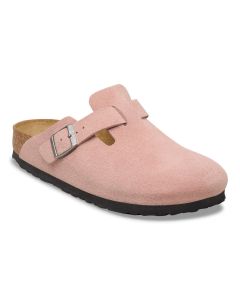 Women's Birkenstock Boston Pink Clay Suede