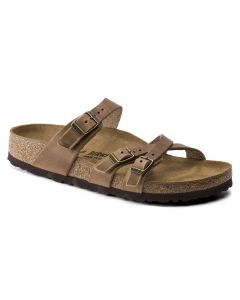 Women's Birkenstock Franca Tobacco Oiled Leather