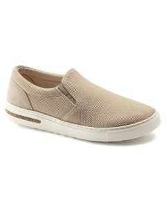 Women's Birkenstock Oswego Sandcastle Canvas / Suede