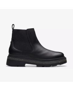 Women's Clarks Hencroft Step WP Black Leather