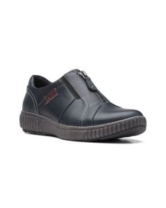 Women's Clarks Magnolia Zip Black Leather