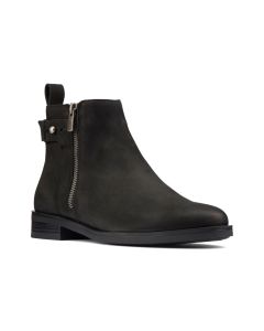 Women's Clarks Memi Lo Black Nubuck