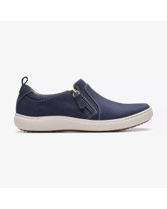 Women's Clarks Nalle Lilac Navy Nubuck