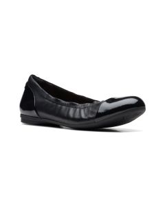 Women's Clarks Rena Jazz Black Leather