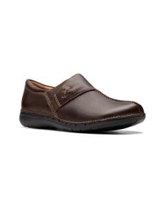 Women's Clarks Un Loop Ave Dark Brown Leather