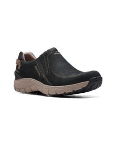 Women's Clarks Wave Plateau AP Black Nubuck