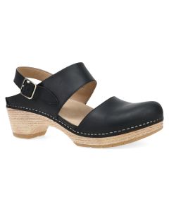 Women's Dansko Lucia Black Oiled Pull Up