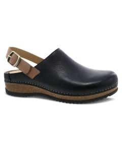 Women's Dansko Merrin Black Waxy Milled