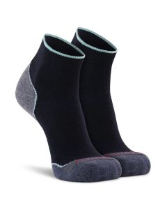 Women's Fox River Basecamp 2.0 Hike Lightweight Quarter Socks Dark Blue
