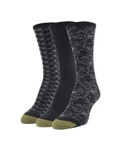 Women's Gold Toe Castaway Crew 3-Pack Black