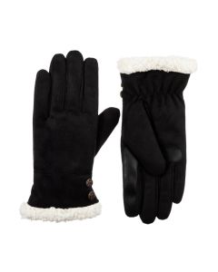 Women's Isotoner Recycled Microsuede Gloves with smarTouch&reg; Black