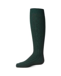 Women's MeMoi Chunky Ribbed Knit Knee High Sock Dark Hunter Green