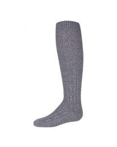 Women's MeMoi Chunky Ribbed Knit Knee High Sock Medium Grey Heather