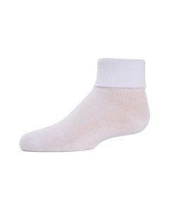 Women's MeMoi Triple Roll Ankle Socks White