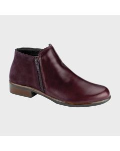 Women's Naot Helm Bordeaux Leather / Violet Nubuck